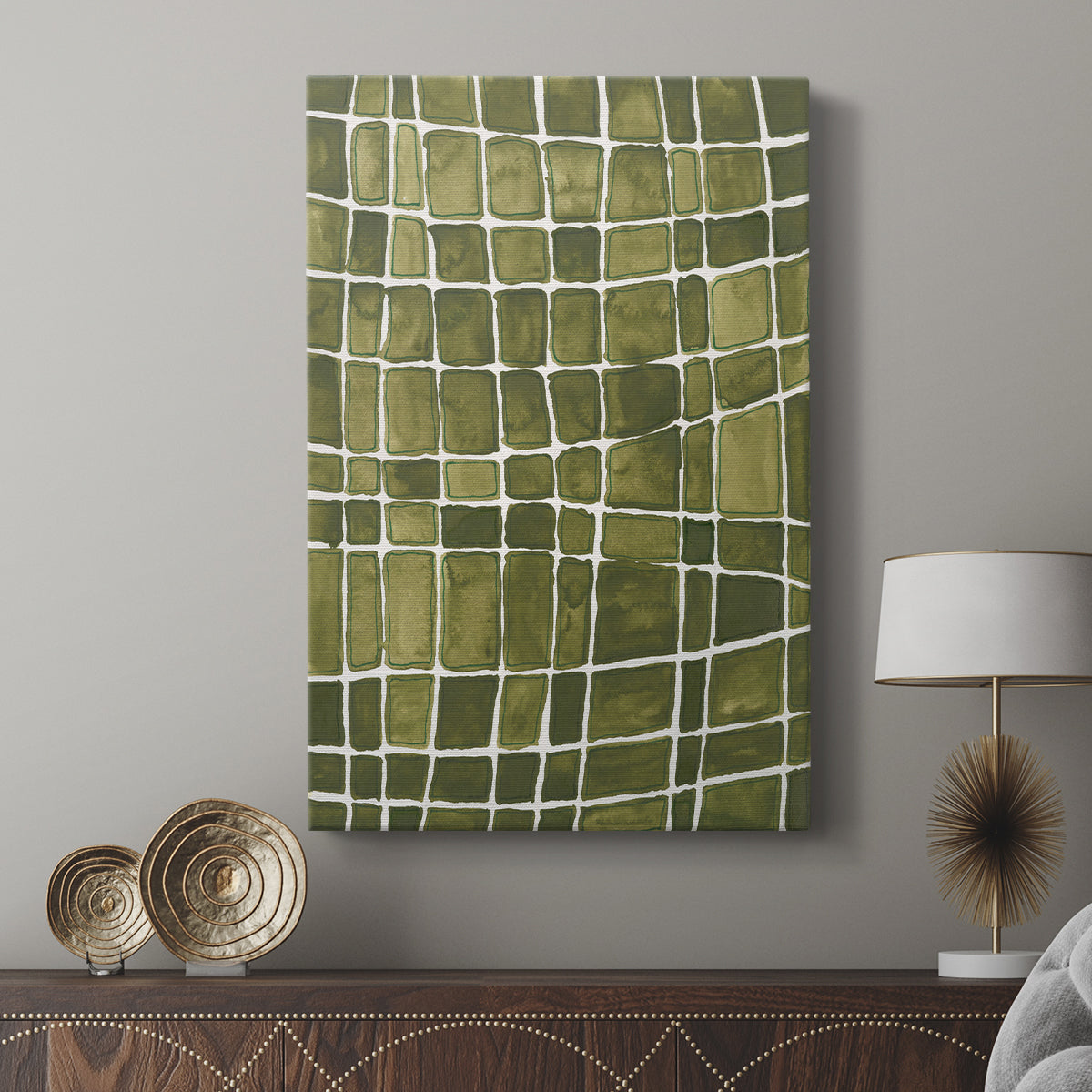 Square Bluff II - Canvas Art Print
