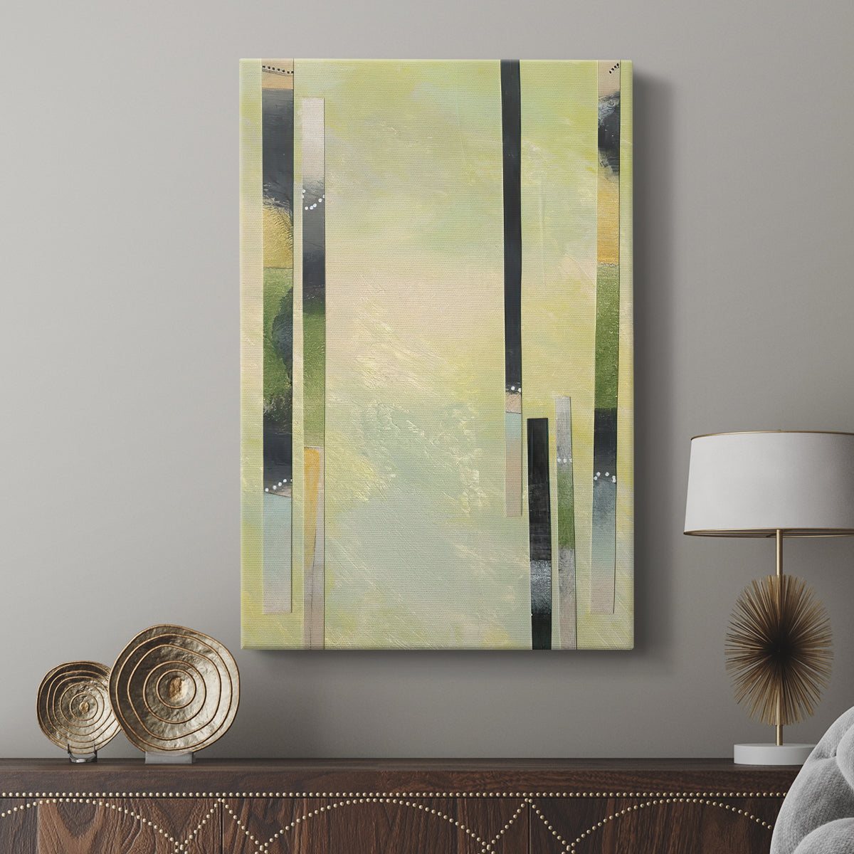 Neutral Assemblage IV - Canvas Art Print