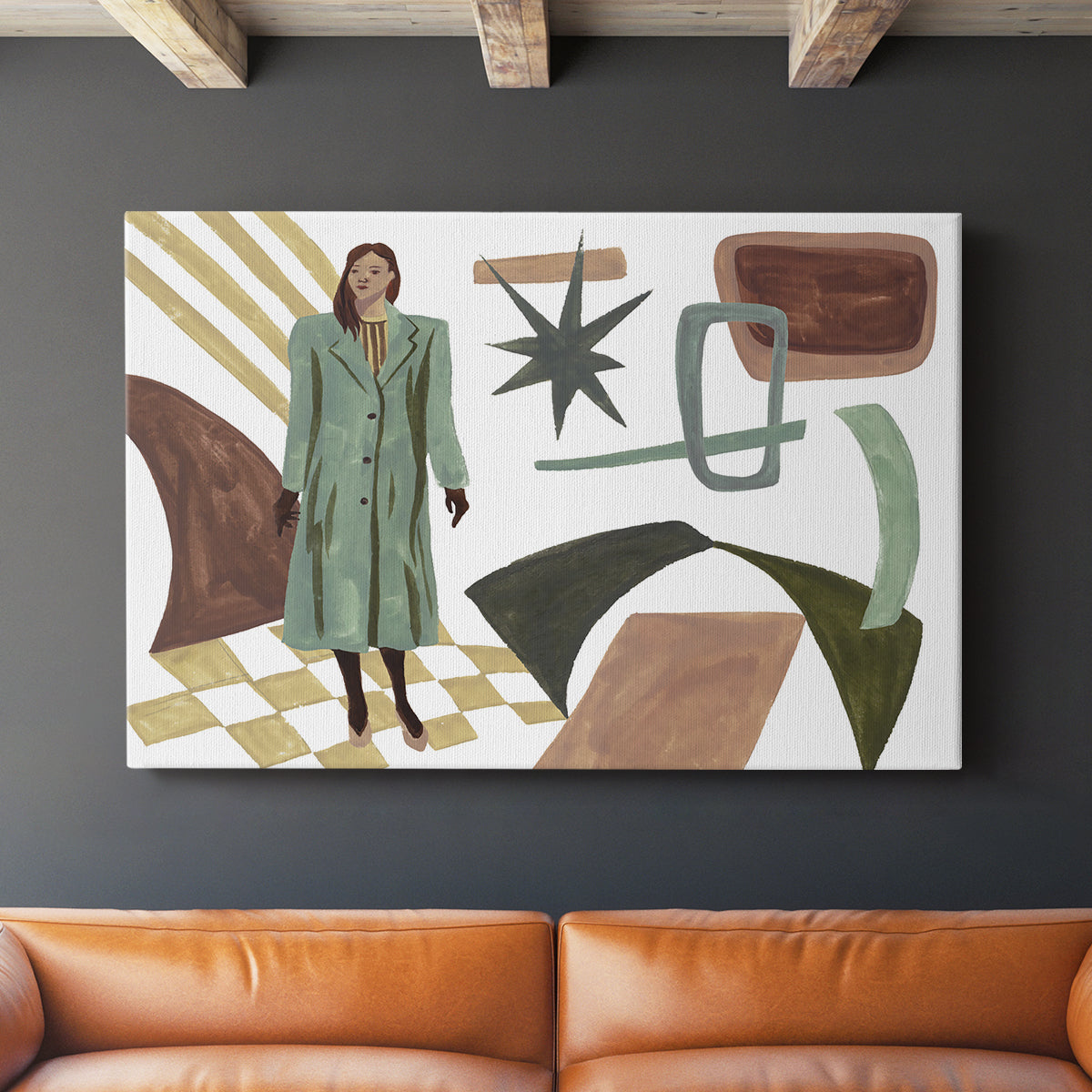 Vintage Vibes II - Canvas Art Print