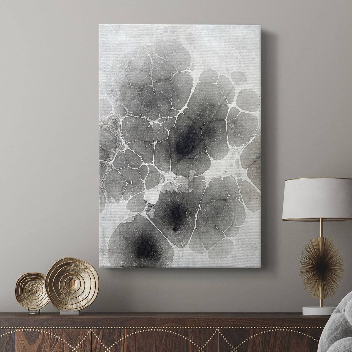 Marbling XI - Canvas Art Print