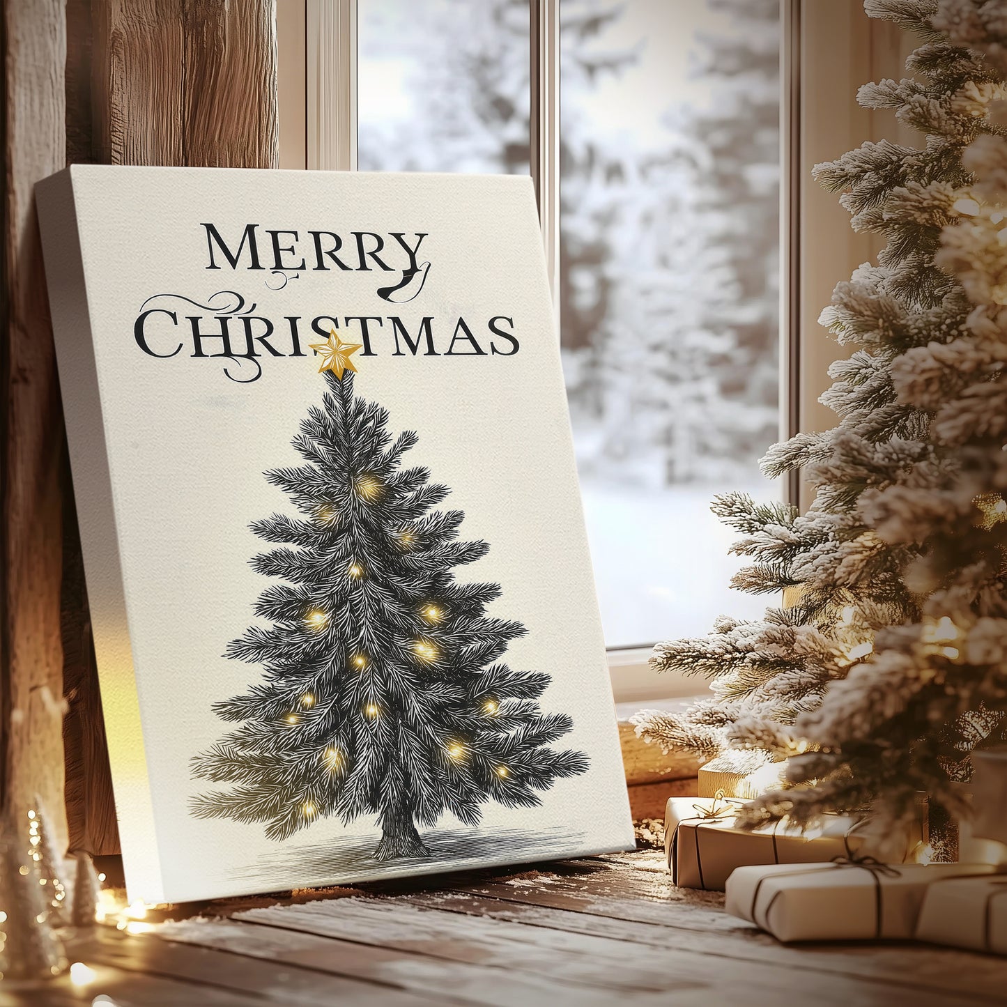 Eve of Silver Carols - Canvas Art Print