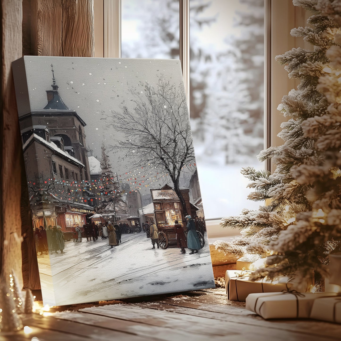 Soft Linen Promise - Canvas Art Print