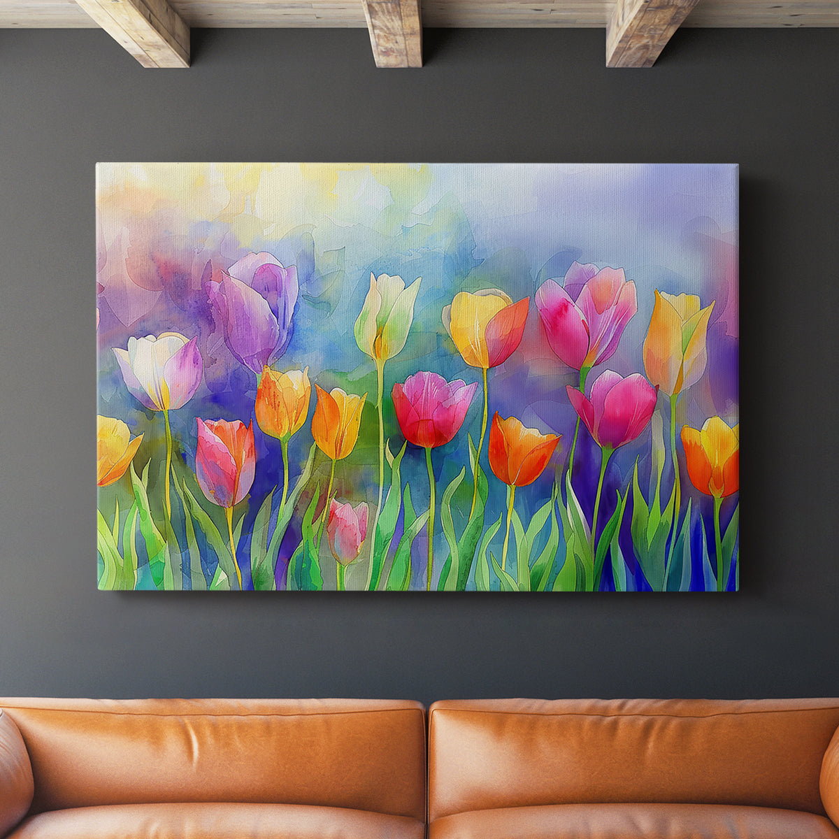 Floral Watercolor XLII - Canvas Art Print