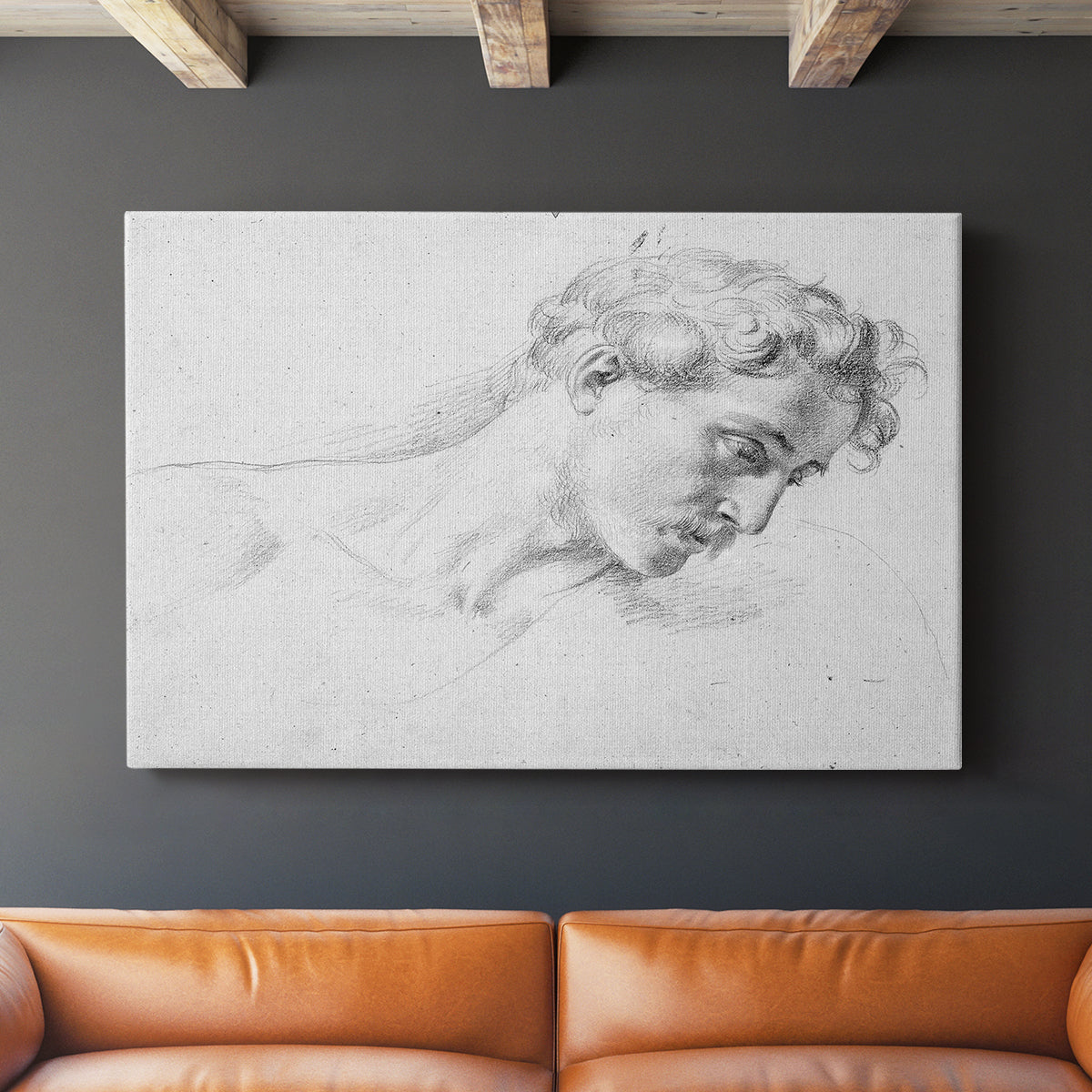 Vintage Sketch LXXVIII - Canvas Art Print