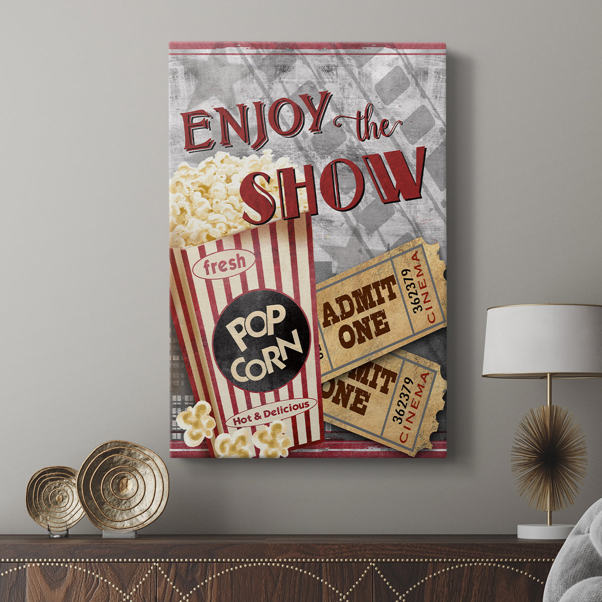 Movie Night I - Canvas Art Print