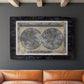 Night World Blueprint - Canvas Art Print