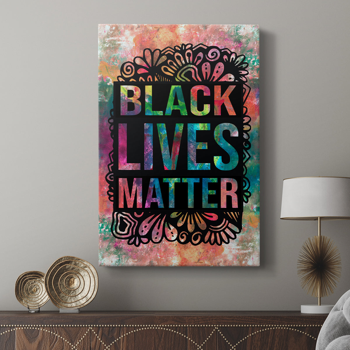 Graffiti Black Lives Matter - Canvas Art Print