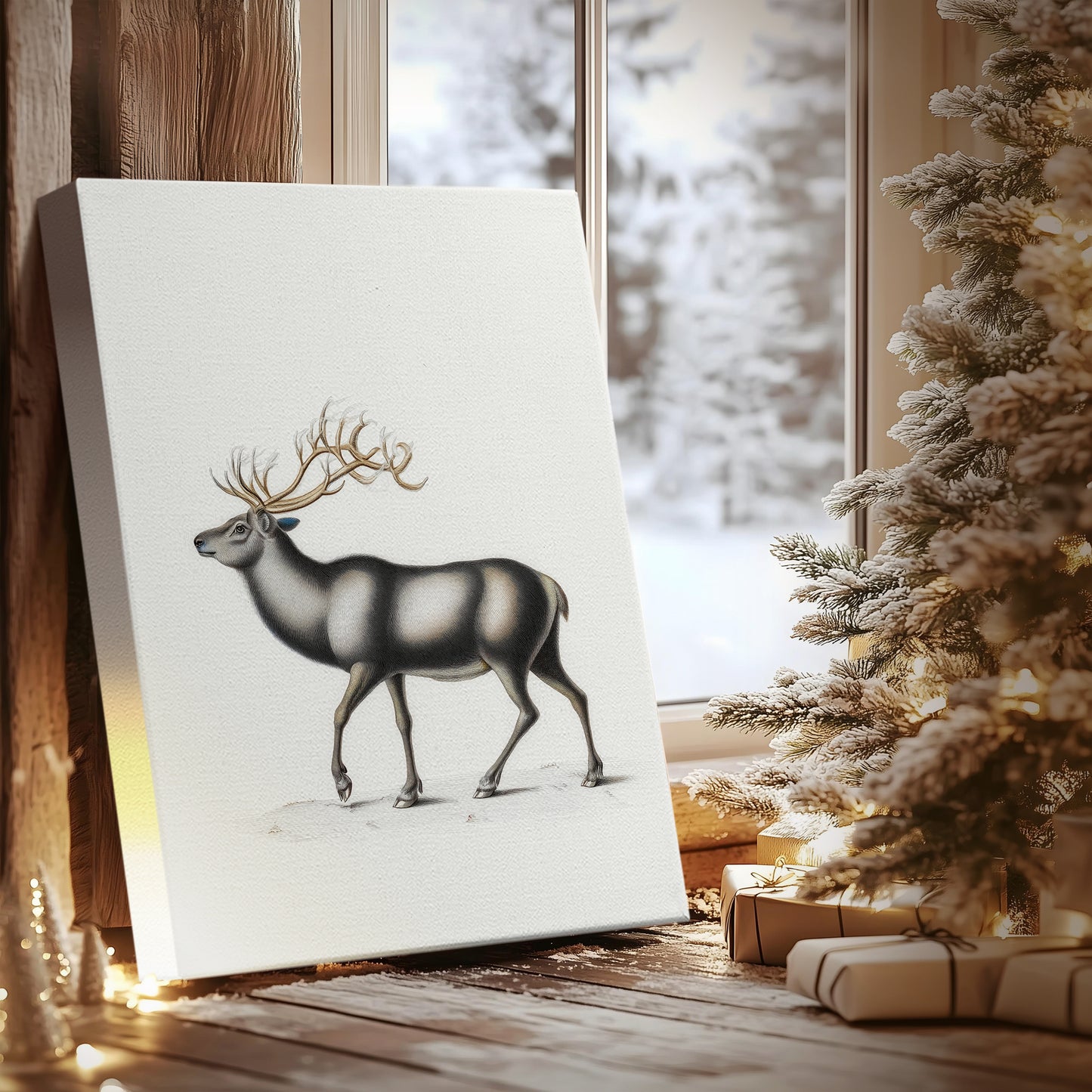 Evergreen of Snowwhite Promise - Canvas Art Print