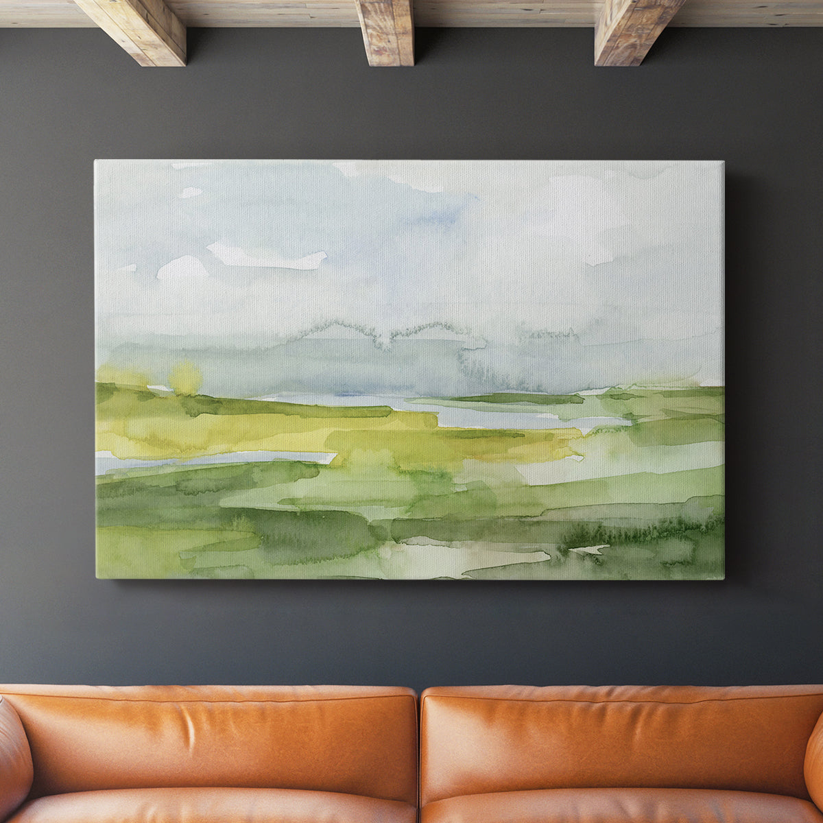 Watery Lowlands II - Canvas Art Print