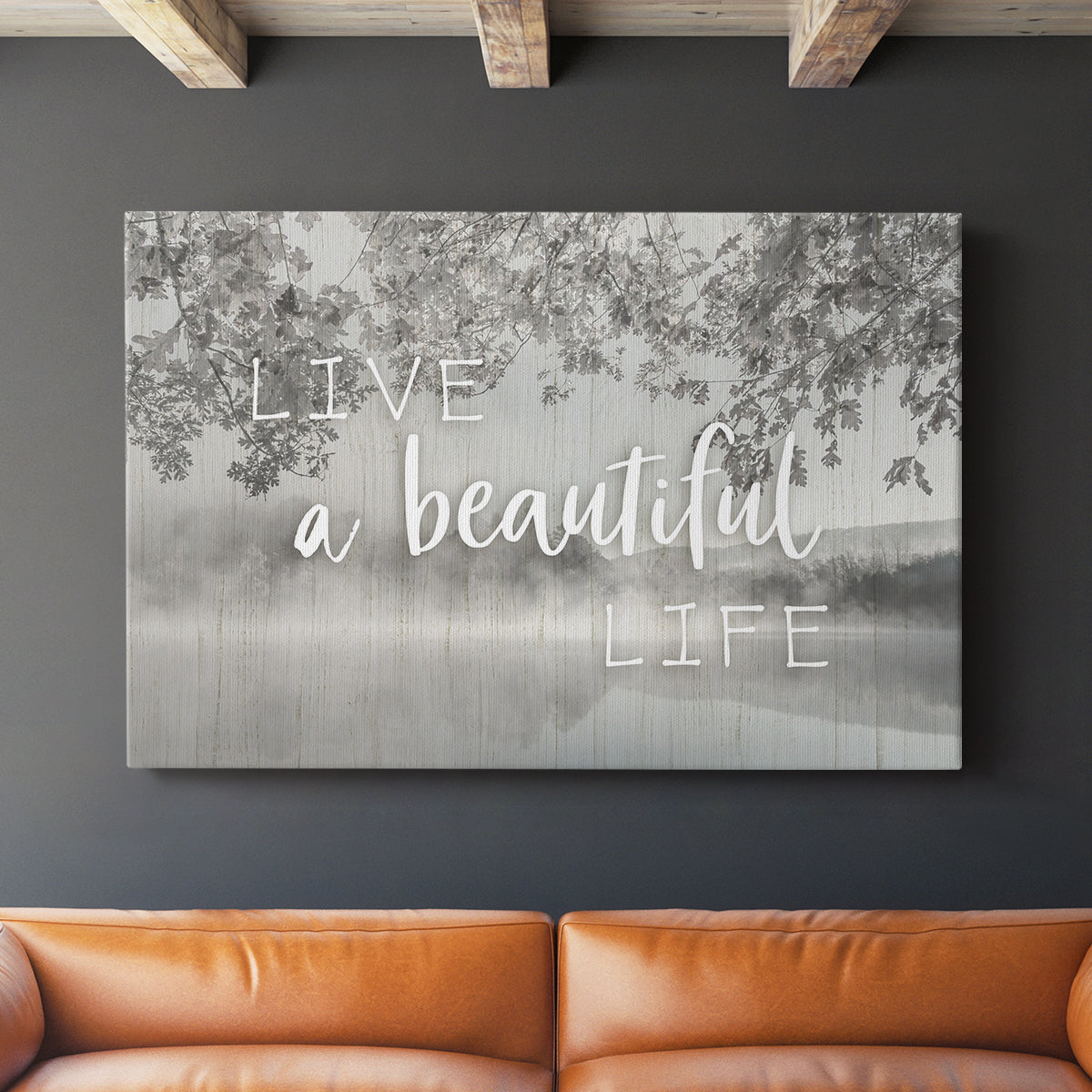 Live a Beautiful Life - Canvas Art Print