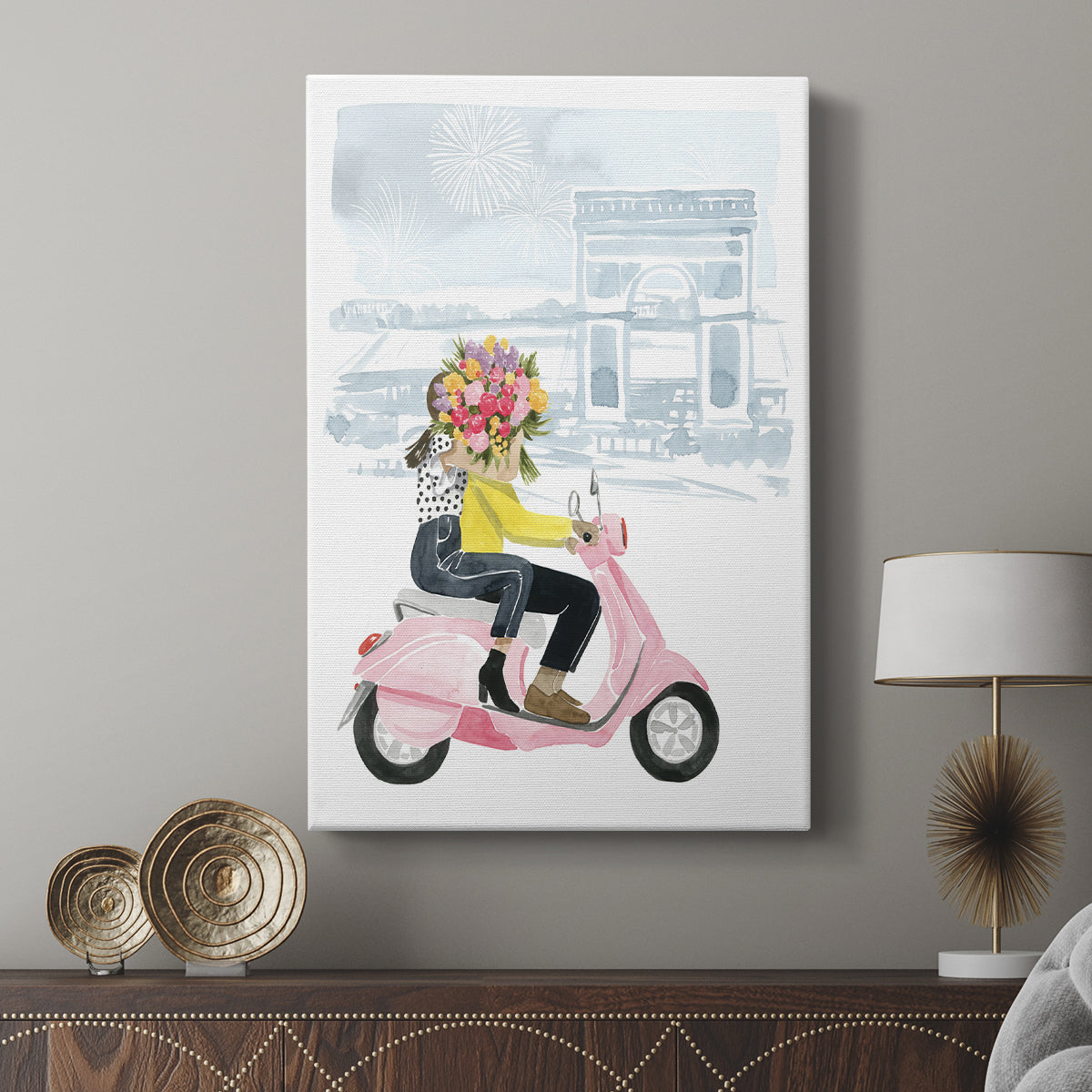 Paris in Love I - Canvas Art Print