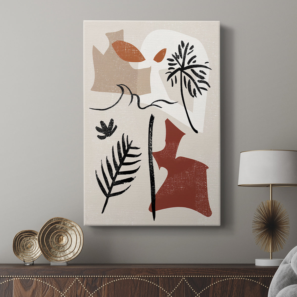 Soft Palms VI - Canvas Art Print