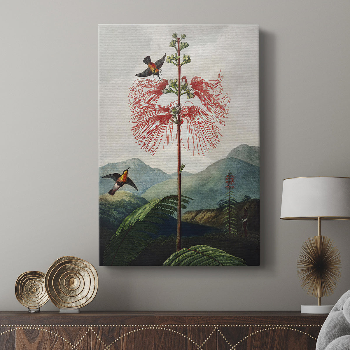 Temple of Flora VIII - Canvas Art Print