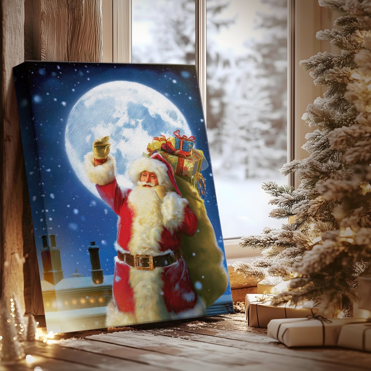 Cathedral of Pale Winter Whisper - Canvas Art Print