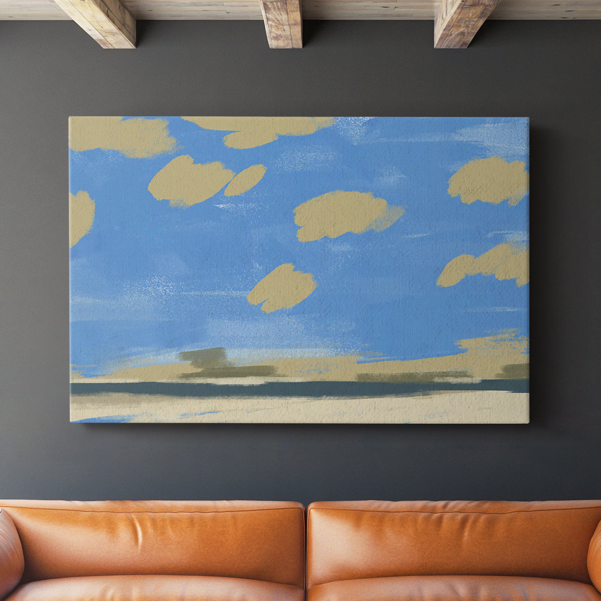 Textured Beachscape II - Canvas Art Print