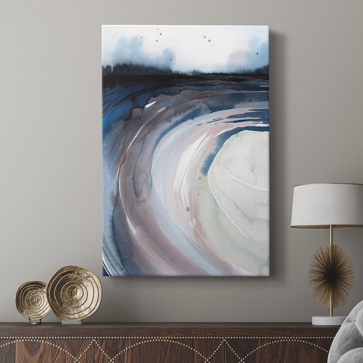 Geode Valley I - Canvas Art Print