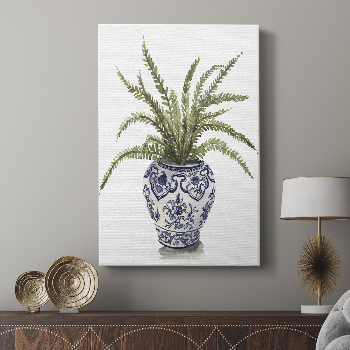 Fern House I - Canvas Art Print