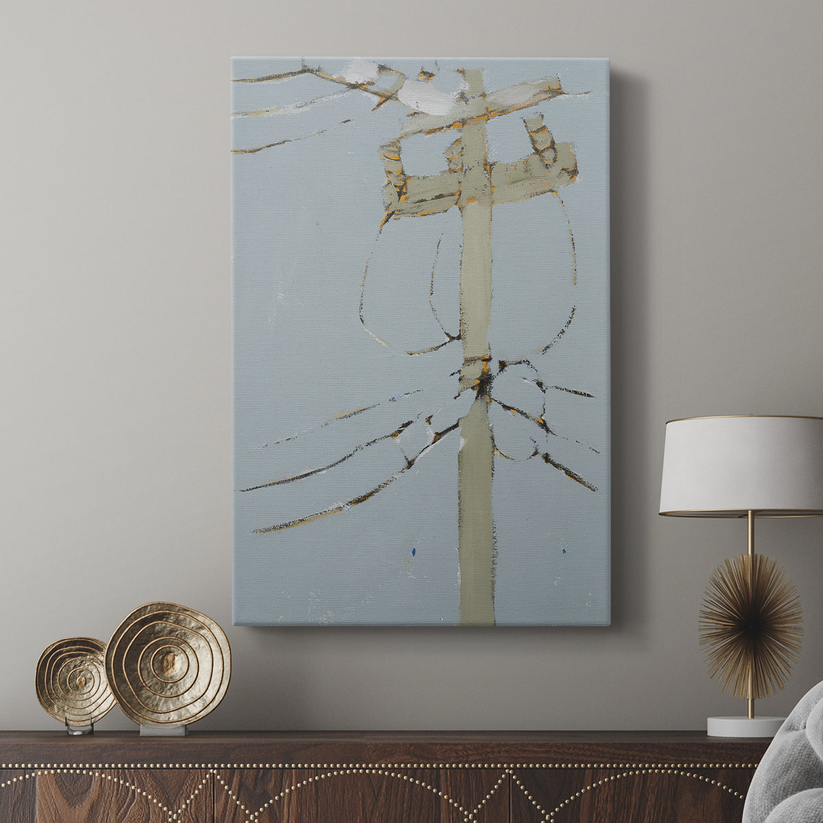 Wires V - Canvas Art Print