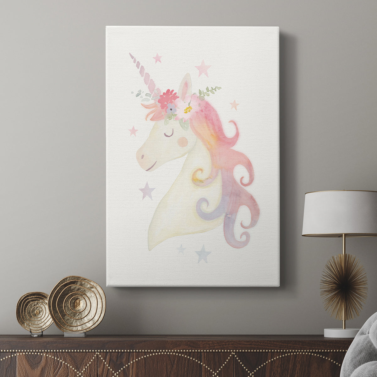 Sweet Unicorn I - Canvas Art Print