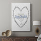 Hanukkah Heart - Canvas Art Print