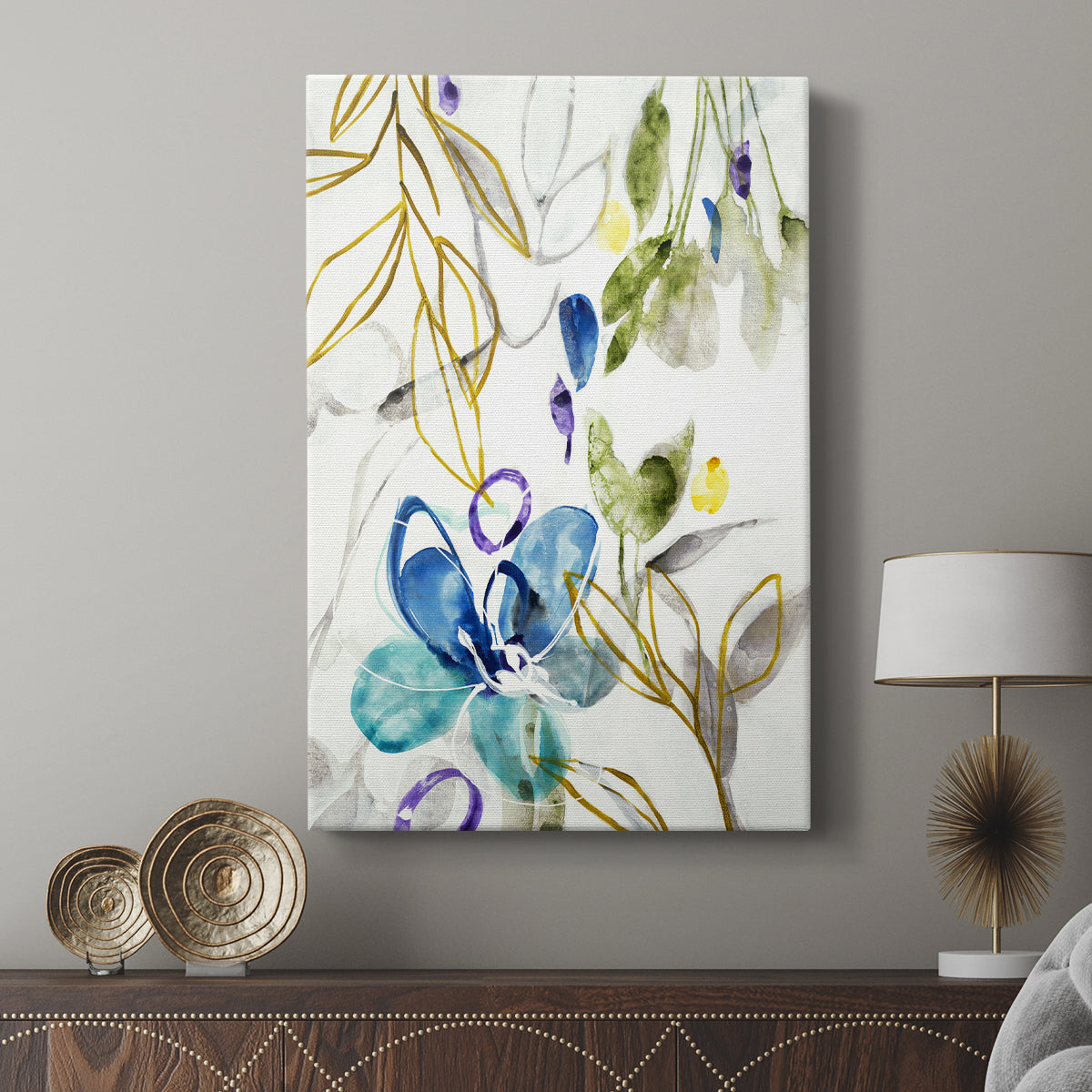 On A Whim I - Canvas Art Print