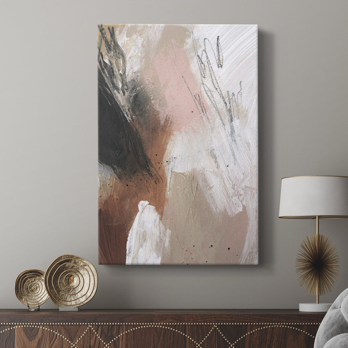 Unbleached Neutrals I - Canvas Art Print