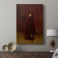 Canvas art print featuring a quiet composition with a seated figure and delicate detail displayed in a modern interior space.