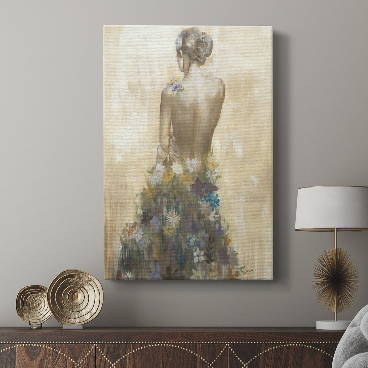 Garden Gown - Canvas Art Print