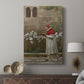 Canvas art print featuring a refined portrait with strong vertical presence and detail displayed in a modern interior space.