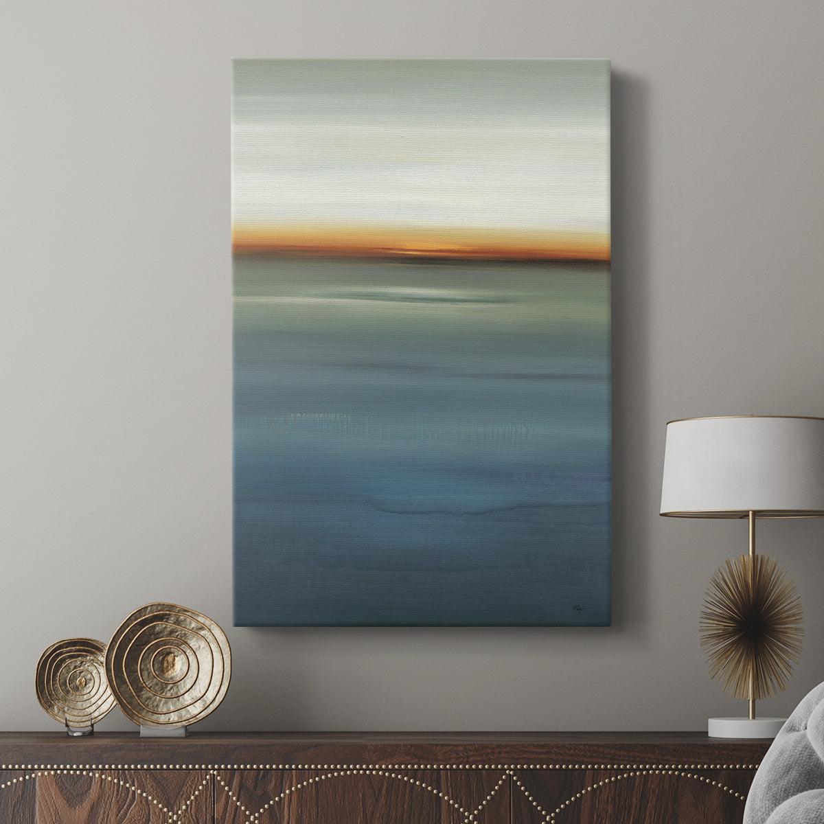 Beside the Blue I - Canvas Art Print