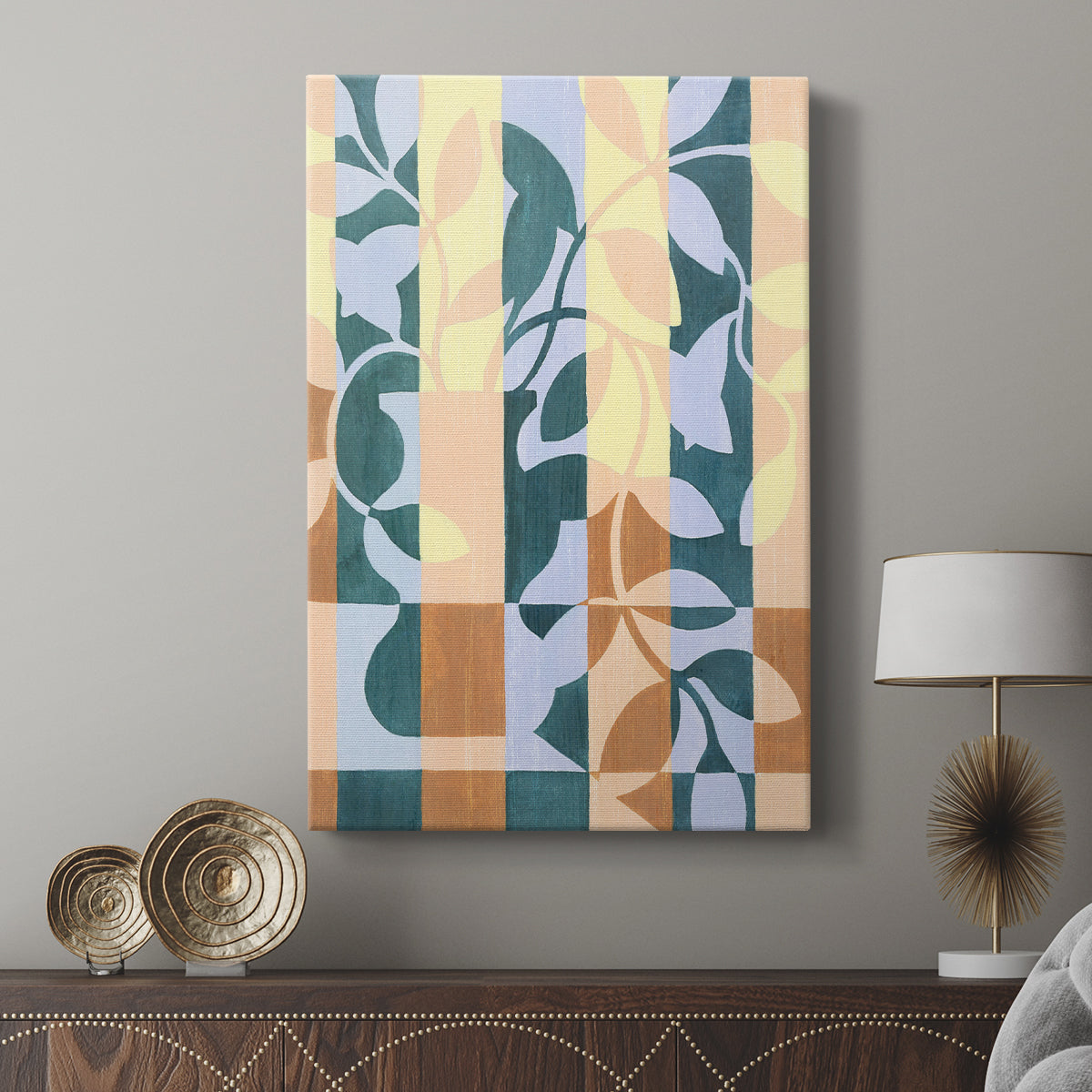 Checkered Cutting II - Canvas Art Print