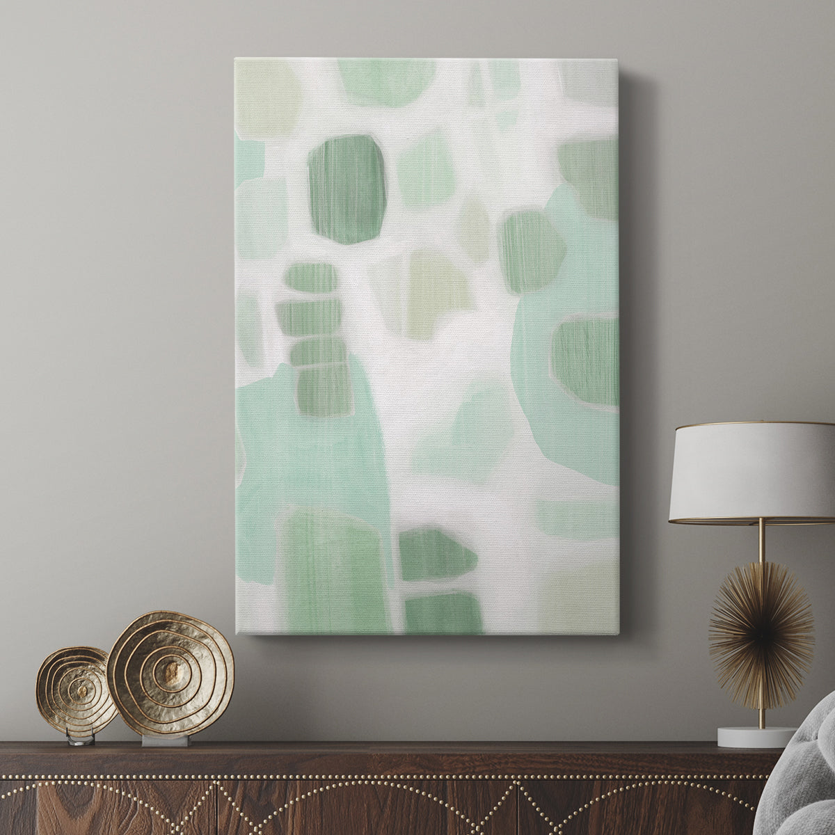 River Shapes I - Canvas Art Print