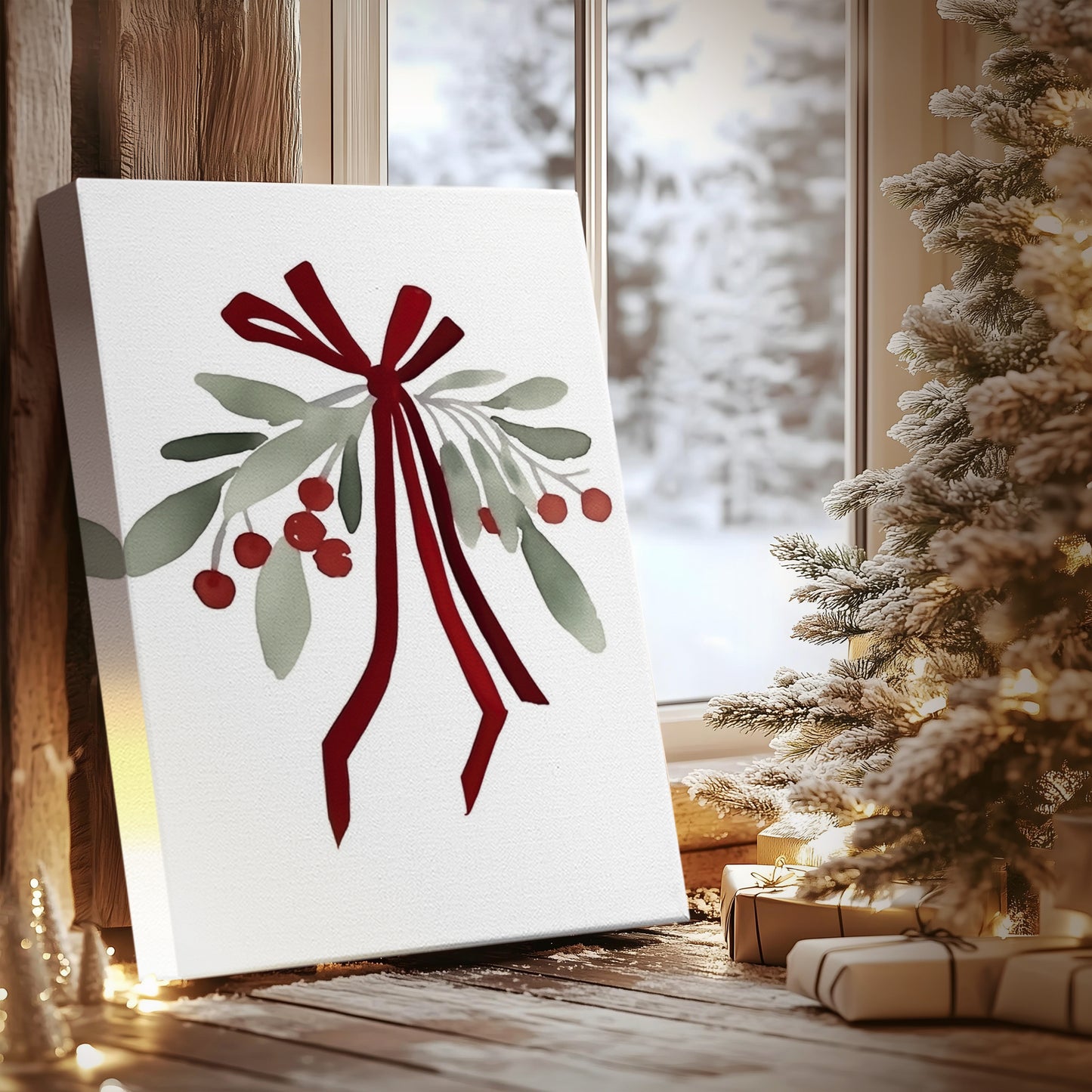 Eve of Frostlit Carol - Canvas Art Print
