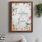 Spring Bird Love - Premium Canvas Framed in Barnwood - Ready to Hang