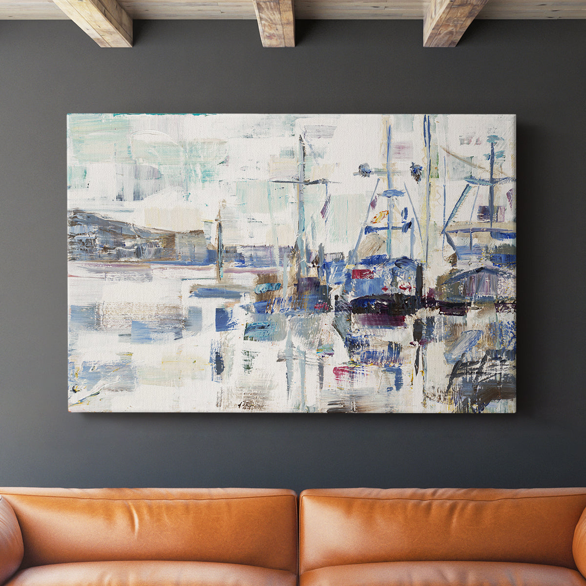 Across A Line - Canvas Art Print