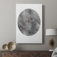 Graphite Moon II - Canvas Art Print