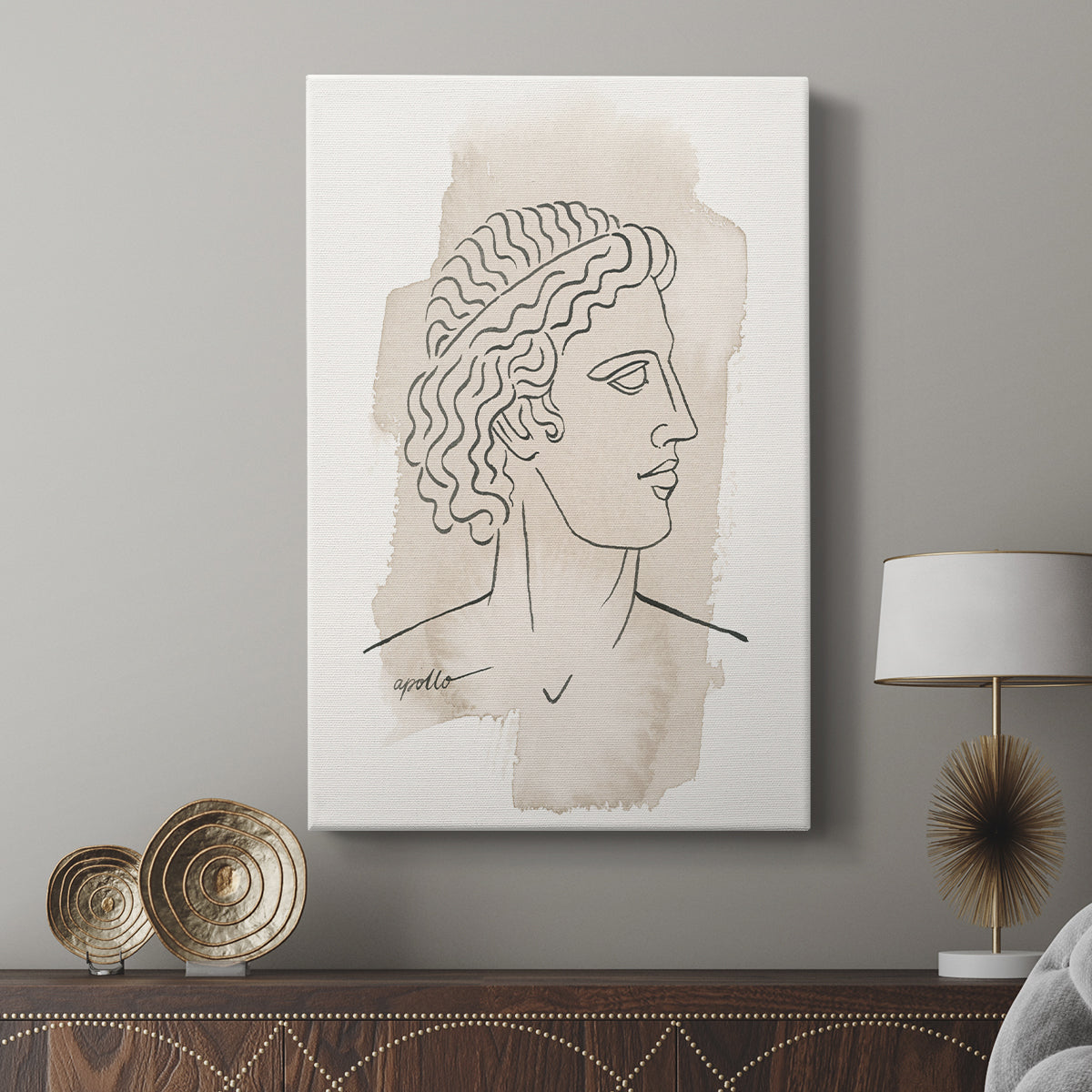 Greek Busts IV - Canvas Art Print