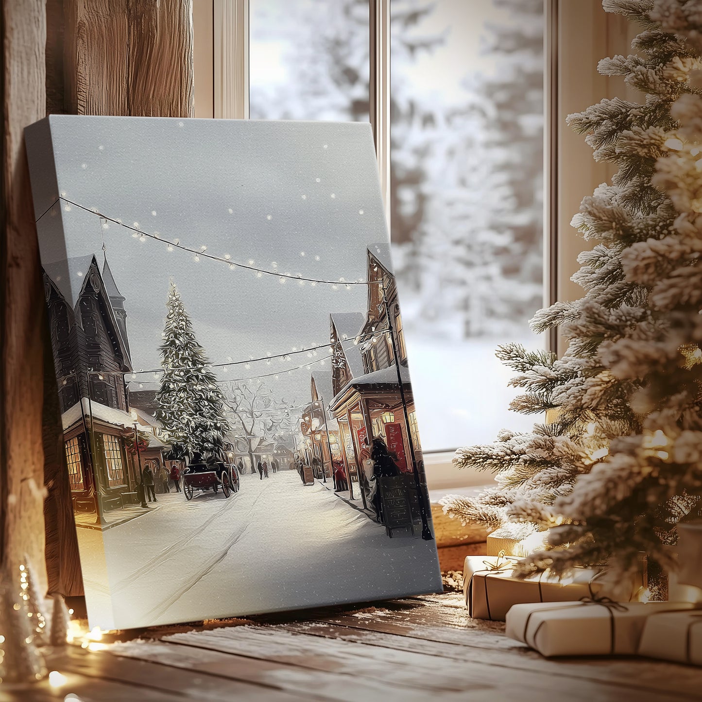 Fir of Snowwhite Promise - Canvas Art Print