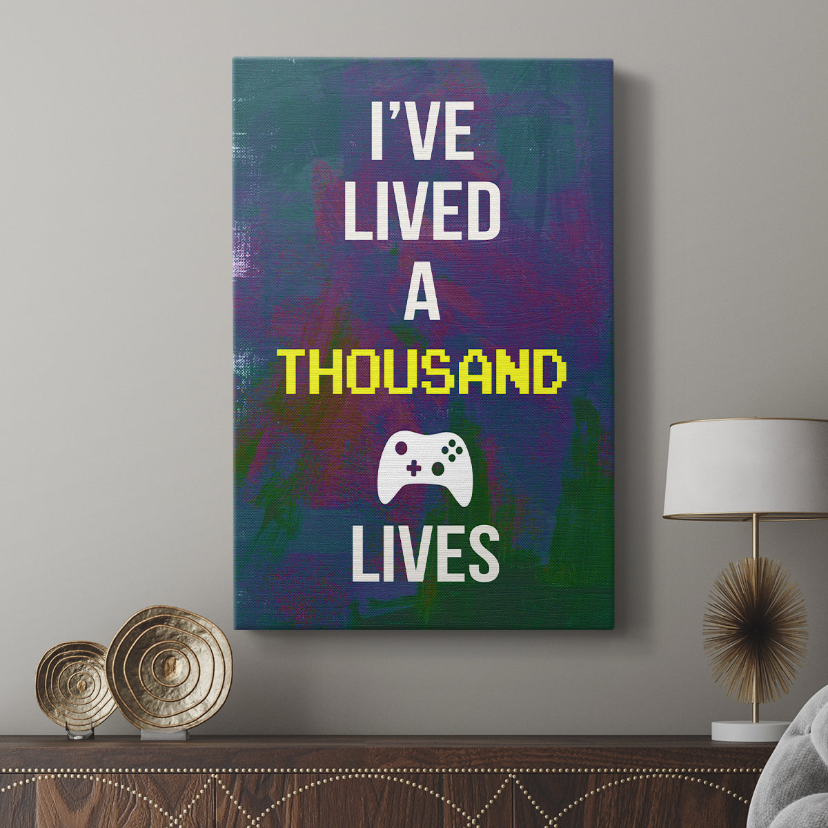 Gamer at Play I - Canvas Art Print
