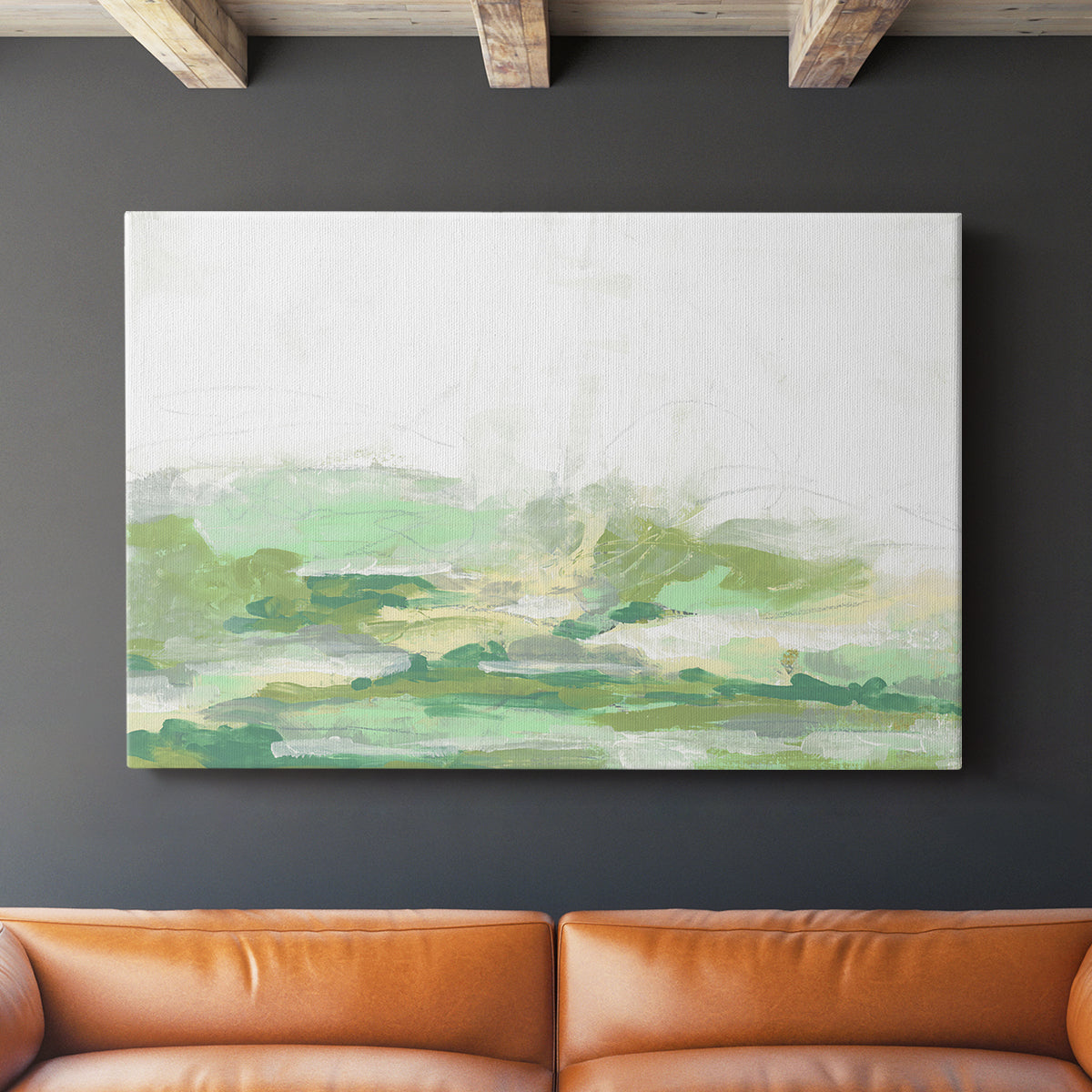 Green Mist Vista I - Canvas Art Print
