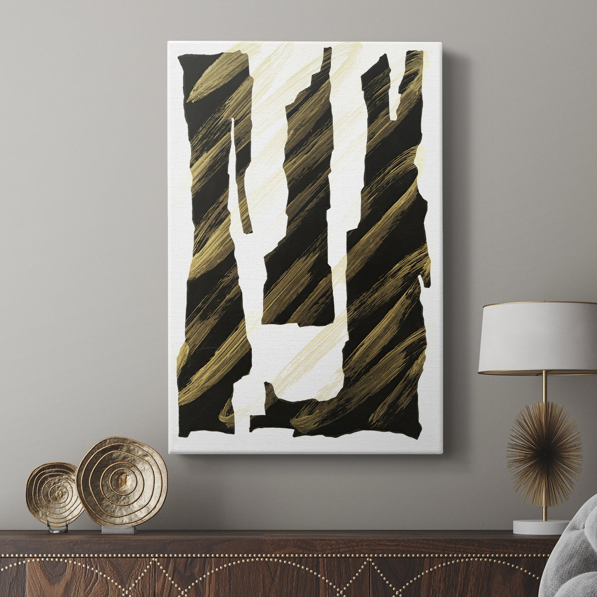 Onyx Obelisks I - Canvas Art Print