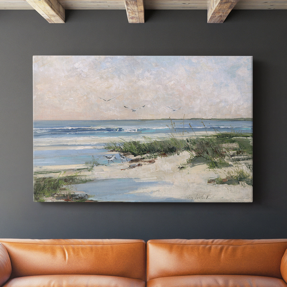 Soft Morning Sea - Canvas Art Print