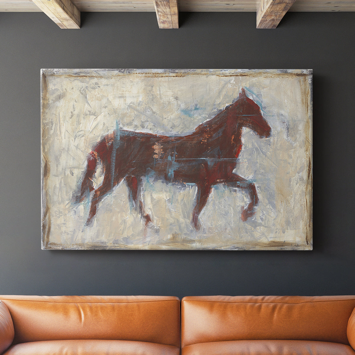 Iron Equine II - Canvas Art Print