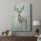 Fantastic Florals Deer, Full - Canvas Art Print