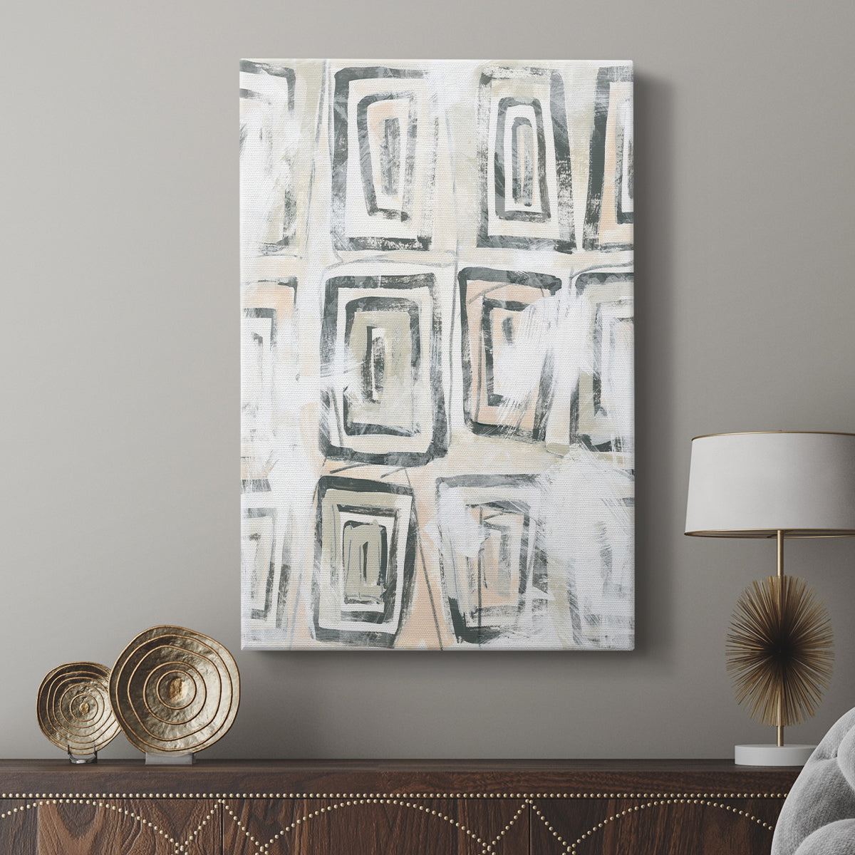 Sand Glyphs IV - Canvas Art Print