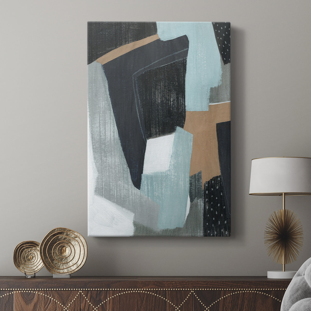 Tangerine Lagoon II - Canvas Art Print