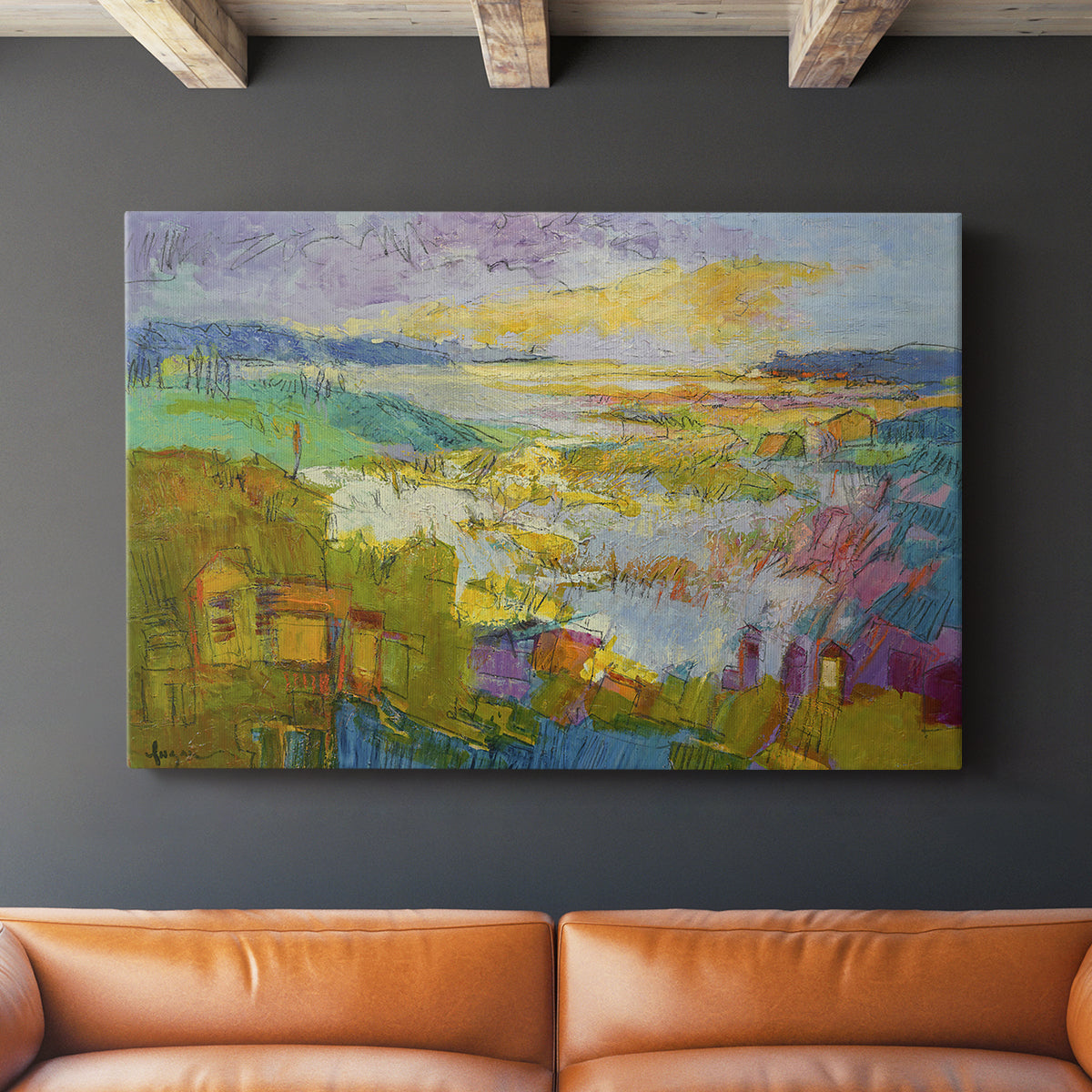 Diamond Girl Dances - Canvas Art Print