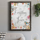 Spring Bird Love - Premium Canvas Framed in Barnwood - Ready to Hang