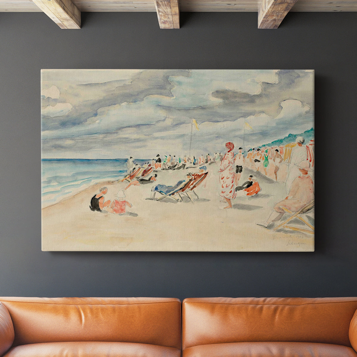 Vintage Beach XLIV - Canvas Art Print