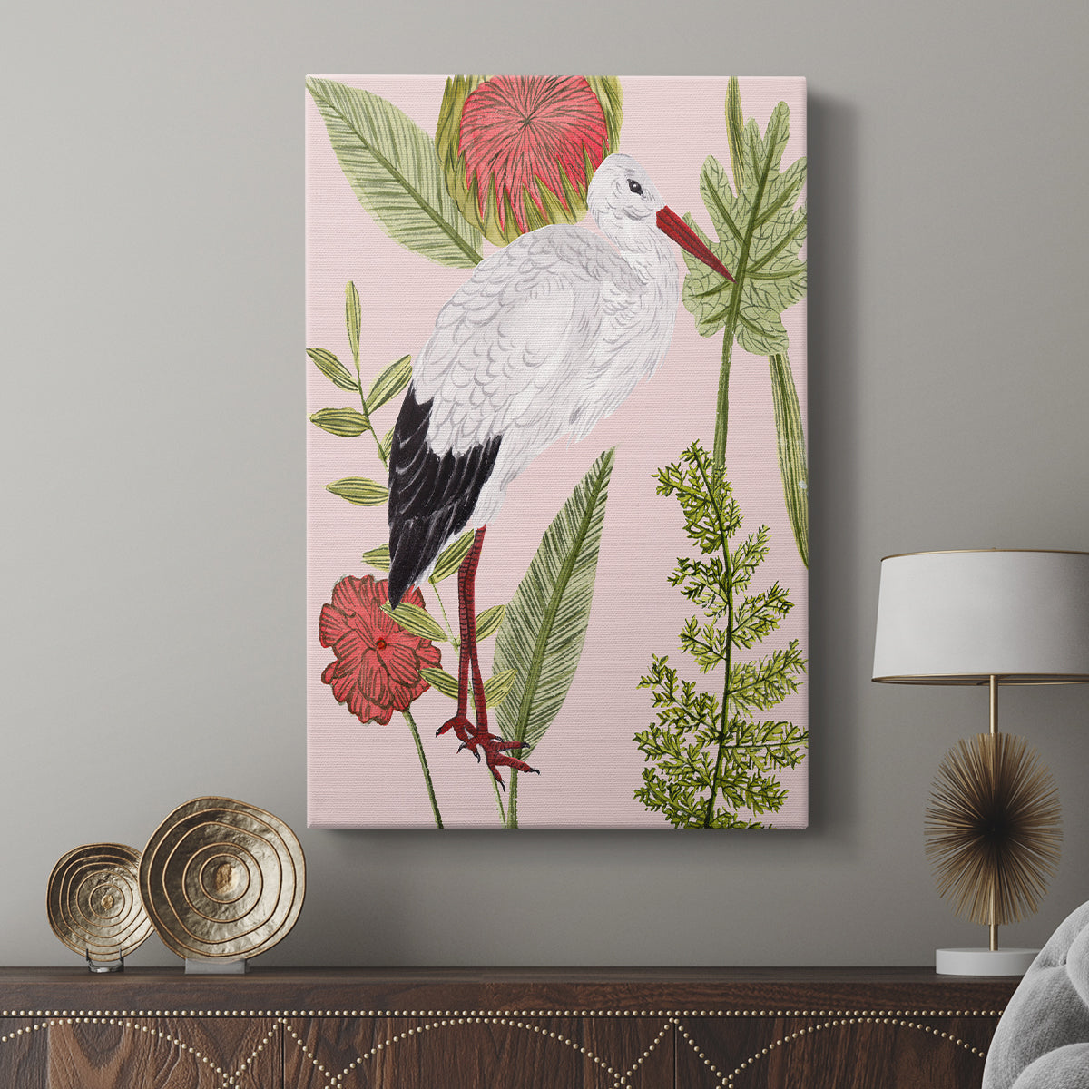 Birds in Motion IV - Canvas Art Print